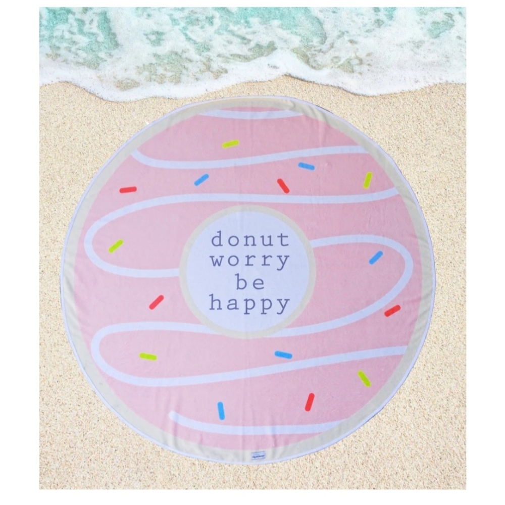 Donut Beach Towel